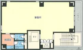(仮称)田中恒産ビルの基準階図面