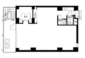近鉄半蔵門SQUAREビルの基準階図面