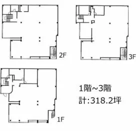 高田馬場4丁目ビルの基準階図面