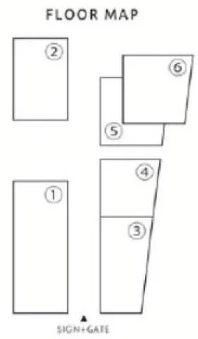 SIX HARAJUKU TERRACE X棟ビルの基準階図面