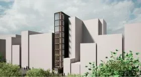 THE CUBE 神田明神ビルの外観