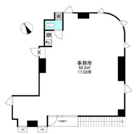 大出ビルの基準階図面