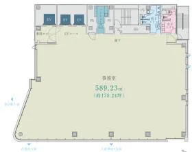 八重洲通フィルテラス(旧:八重洲通計画)ビルの基準階図面