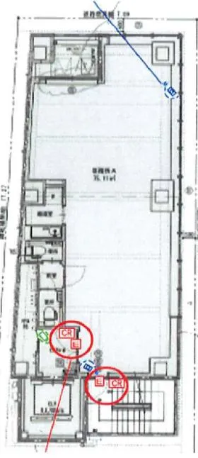 麴町トーセイビルの基準階図面