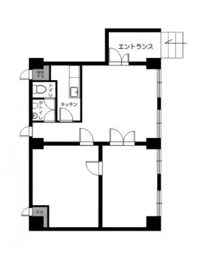 パシフィック早稲田ビルの基準階図面