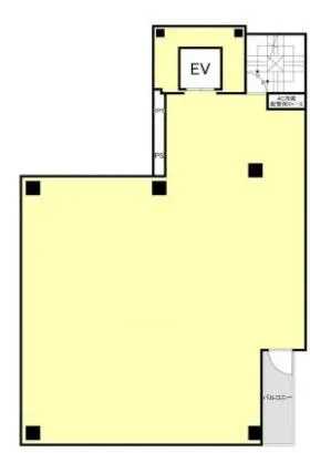 SANWAすずらんビルの基準階図面