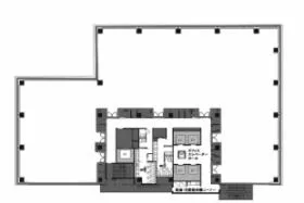 GRAND CENTRAL CHIBA(旧:GRANODE CHIBA FUJIMI)ビルの基準階図面