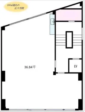 不二光学ビルの基準階図面
