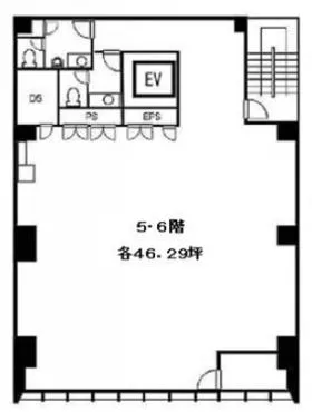 GM-Gビルの基準階図面