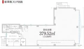 PMO市ヶ谷ビルの基準階図面