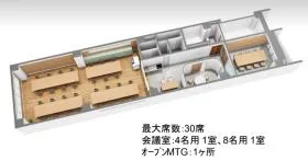 U square 四谷三丁目(旧:ミズキ)ビルの基準階図面