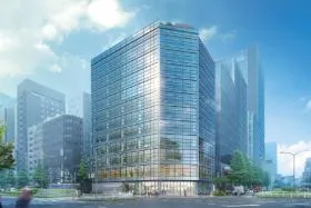 (仮称)東日本銀行本店ビル建替プロジェクトビルの外観