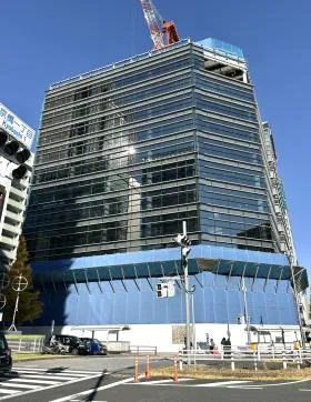 (仮称)東日本銀行本店ビル建替プロジェクトビルの外観