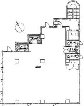 TRUST VALUE代々木上原の基準階図面