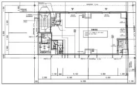 プラザ銀座新富ビルの基準階図面