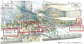 (仮称)赤坂二・六丁目地区開発計画ビルの外観