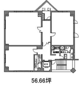 NSKK神楽坂の基準階図面