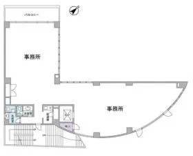 GOODWILL青山ビルの基準階図面