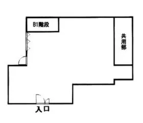 自由が丘升本ビルの基準階図面