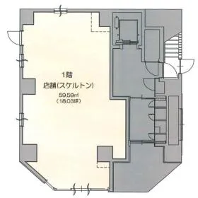 ブランシュ18ビルの基準階図面