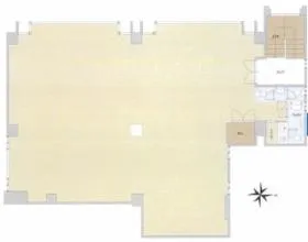 新宿内藤町ハウスの基準階図面