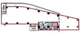 TQ渋谷宇田川町ビルの基準階図面