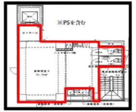 ACN八丁堀Gardenビルの基準階図面