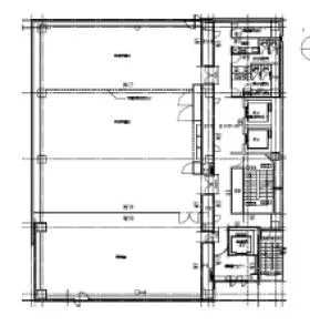 ＴＳＨＧ淀屋橋ビル(ティーエスエイチジー淀屋橋ビル)の基準階図面