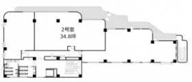 鷹番Kビルの基準階図面