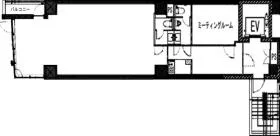 KSK上野ビルの基準階図面