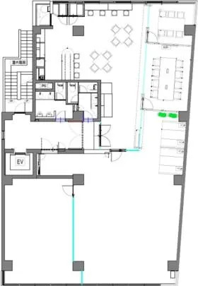 サクラフロント一番町ビルの基準階図面