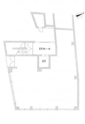 The Con-Tour Hatanodaiビルの基準階図面