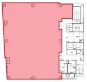 榊原記念ビルディングビルの基準階図面
