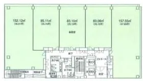 アーバンネット勾当台ビルの基準階図面