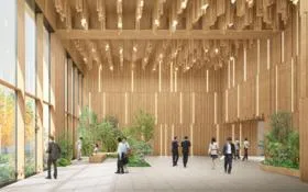 日本橋本町三井ビルディング&forest (仮称)日本橋本町木造計画(むろまち小路)の外観