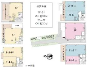 VORT恵比寿Ⅵ 旧)EX恵比寿南ビルの基準階図面