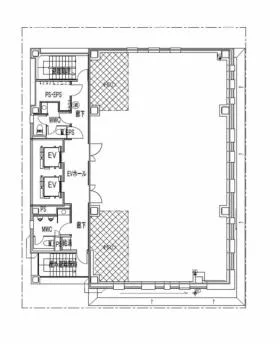 S-BUILDING札幌大通IIビルの基準階図面