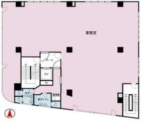 サンシロービルの基準階図面