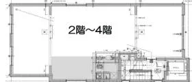 恭永ビルの基準階図面