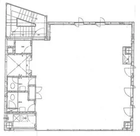 THE KINDAI 20 SHINJUKUビルの基準階図面