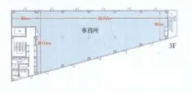 田町イーストサイドビルの基準階図面