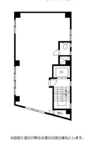 安田ビルの基準階図面