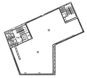 千住野村證券ビルの基準階図面