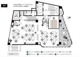 オリエンタルビルの基準階図面