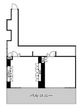 リアライズ岩本町ビルの基準階図面