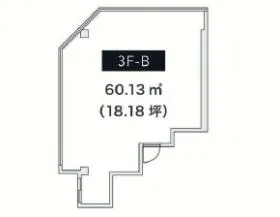 東大宮東口扶桑ビルの基準階図面