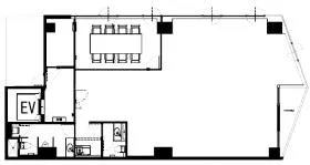 ISM Otemachiビルの基準階図面