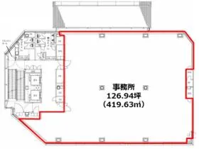 (仮称)Gate Cross HONGOビルの基準階図面