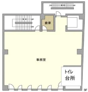 コモンズビル 四谷坂町ビルの基準階図面