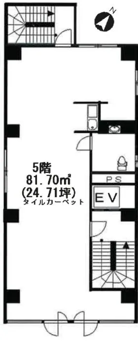 イワサビルの基準階図面